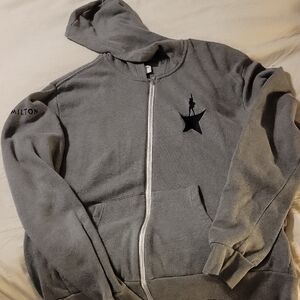 Hamilton Gray Zip-Up Sweater
